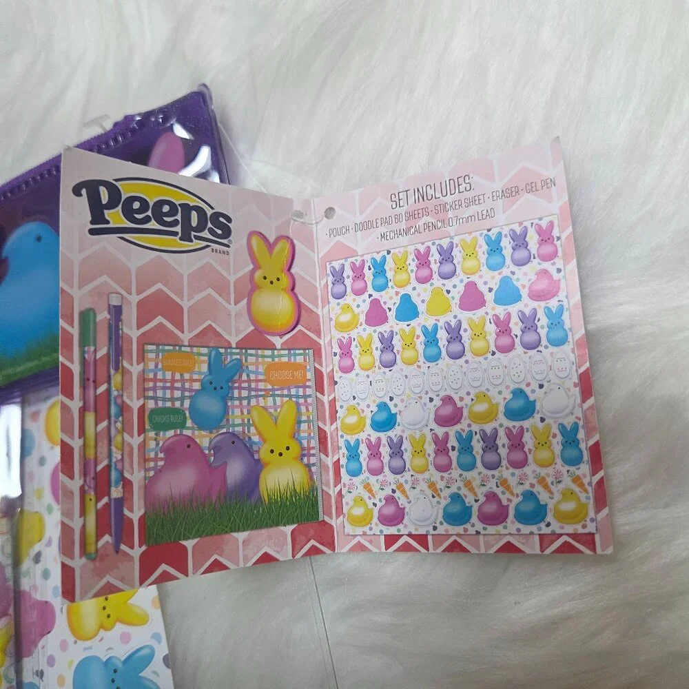 Peeps Doodle Pad Stationary Set